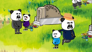 清明节去扫墓，多学学别人家的孩子