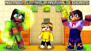 FUI ADOTADO pela FAMÍLIA MADRIGAL de ENCANTO no MINECRAFT ‹ Alex ›