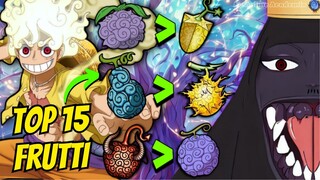 I 15 FRUTTI DEL DIAVOLO PIÙ FORTI IN ONE PIECE