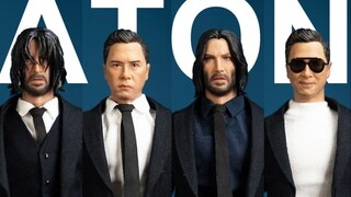 什么叫技术？ATON Custom 疾速追杀4 John Wick 甄子丹 1/12杀神终极套装玩具模玩模型 纯分享非测评