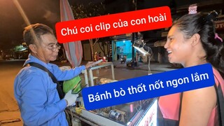 DIVA Cát Thy review món Bánh bò thốt nốt đối diện tiệm Bánh tráng trộn Quận 8