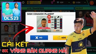 DLS 2023 | DÙNG 5K VÀNG MỞ THẺ TÌM QUANG HẢI PAU FC VÀ CÁI KẾT BẤT NGỜ | DREAM LEAGUE SOCCER 2023