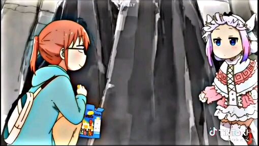 She's Hungryy Too !!!😂...... Sauce: Ms. Kobayashi's Dragon Maid.....