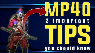 2 most important mp40 tips and tricks ever | garena free fire