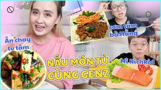 Vào bếp cùng hội Genz nấu món tủ:Cơm tấm bà Hằng, mì gói kiểu richkid..!?!  |THANH HẰNG, NAM KHÁNH |