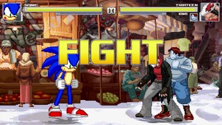 AN Mugen #208: Sonic VS Thirteen & Adamas