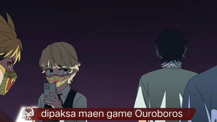 #KompetisiKreasiUnggahan3 , dipaksa maen game ouroboros oleh pria bertopeng