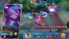Tips & Trick Pake Natan, 13/4/3 KDA MVP | The Best Gameplay Natan, Best Build and Emblem Natan