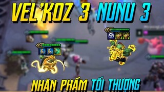 (ĐTCL) VEL'KOZ 3 SIÊU SẤY VỚI NUNU 3 BẤT TỬ 1 NUỐT 1 MẠNG! TRẬN ĐẤU NHÂN PHẨM NHẤT MÙA 5.5 | iLoda