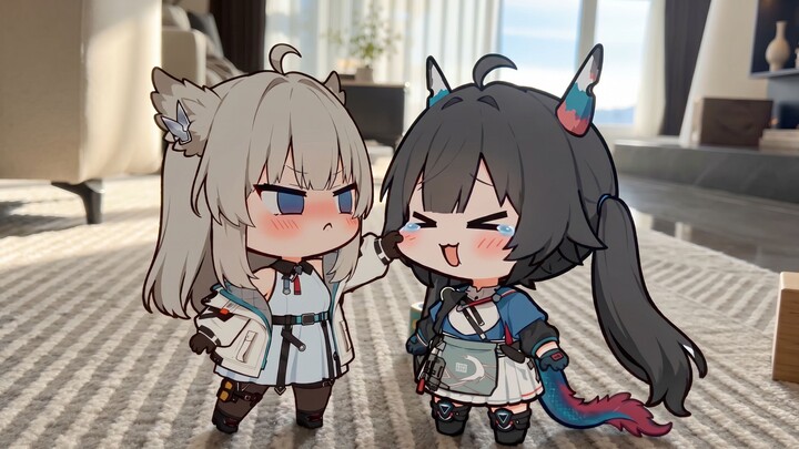 Little Silly Dragon: “People… Little Pei is so naughty…”