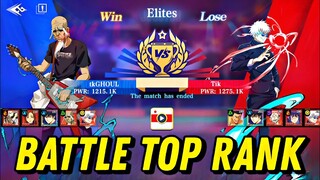 BATTLE TOP RANK DIMULAI! BUILD GOJO TOP RANK 1 MODE BANTAI AUTO RATA - JUJUTSU SORCERER