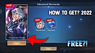 FREE?! HOW TO GET EMPYREAN FLAME LANCELOT SKIN AND DIAMONDS! LEGIT TRICKS! | MOBILE LEGENDS 2022