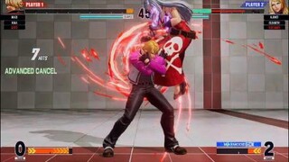 KOF15　チャンピオン　ロックvsジェニー　劣勢から一気に逆転を狙うレイジングコンボ　餓狼MOWキャラの頂点