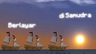 dua tiga kapal berlayar di samudra