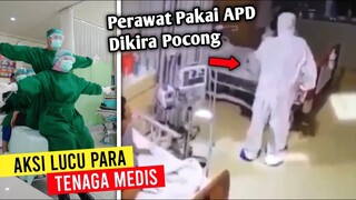 NGAKAK.. Perawat Pakai APD Dikira Setan!! Inilah Deretan Momen Kocak Yg Dialami Tenaga Medis