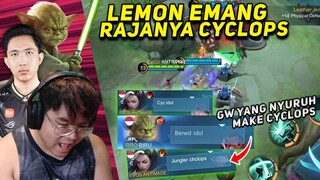 @RRQ Lemon PUJI GW BENED IDOL - GW SURUH LEMON PAKE CYCLOPS IDOL !!!