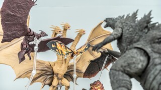 [UNBOX] Đội quân quái vật Godzilla đã tập hợp! Bộ sản phẩm Rodon Mothra SHM Soul Limited