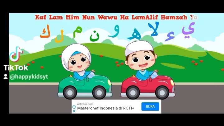 Belajar huruf hijaiyah untuk anak-anak sambil bernyanyi