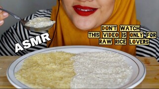 RAW RICE EATING|RAW BASMATI RICE |MAKAN BERAS MENTAH|😬😬😬😬|BERAS BASMATI DICAMPUR BERAS INDO