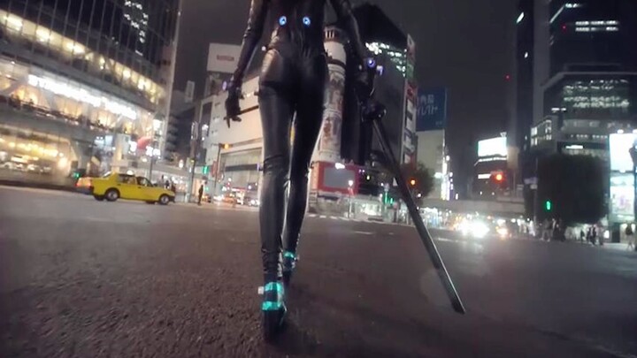 "Killing City" God-level COSPLAY in Tokyo, Japan! Highly restored cosplay kills the city!