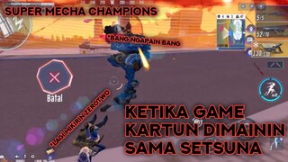 『FULL GAMEPLAY』Super mecha champions - Lawan Mecha Modal Pilot doang Njir. Game Apaan dah ini!