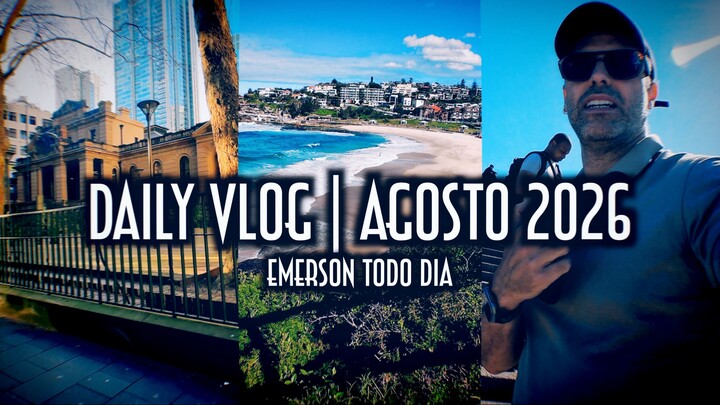 A rotina australiana que me leva pelo mundo 🌏✈️ - Daily Vlog | Emerson todo dia (Agosto 2026)