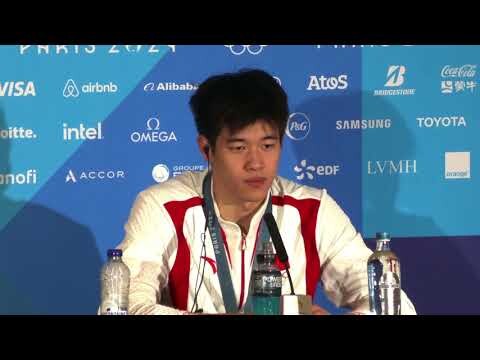 Pan Zhanle on breaking world record to win men's 100m freestyle｜Paris 2024｜Olympics｜Swimming｜China