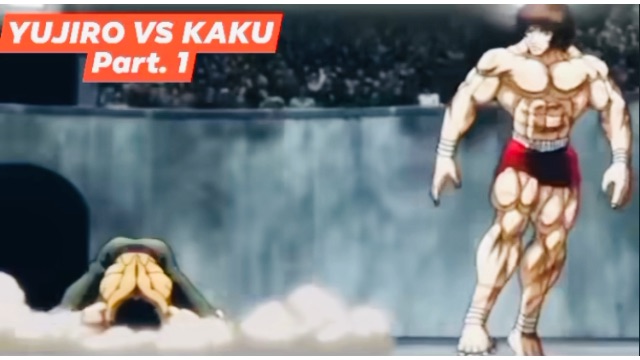 YUJIRO HANMA VS KAKU KAIOH ( Melhor luta do anime -- ) _ Baki dub