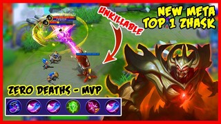 You Can't Kill Zhask in His Revamped Version! Top 1 Zhask by Slry - Mobile Legends - MLBB