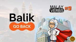 Malay Verb BALIK = TO GO BACK with Malay Drama 'Aku bukan Ustazah' 🎥📺🔥 #learnmalay #malaylanguage