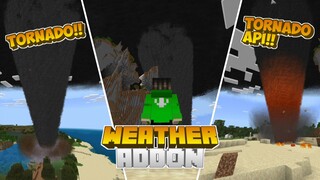 Tornado di mcpe cuy!! keren banget!!