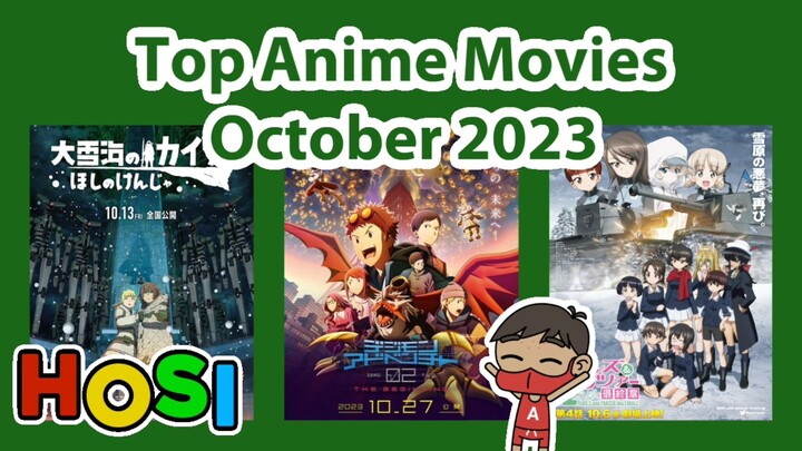 Top Anime Movies Releasing in October 2023