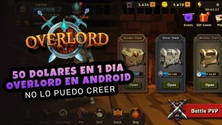 OVERLORD MOBILE NFT 50$ en 1 DIA | Gameplay del nuevo juego NFT de OVERLORD OLV + LORD