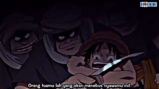 ketika luffy di sandra bandit lawan auto menghilang