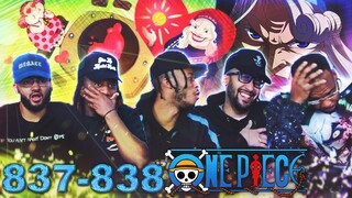 WAIT DID BIG MOM EAT THEM?! One Piece Eps 837/838 Reaction
