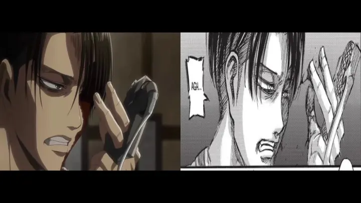 Characters In The Movie Vs Anime Vs Manga Attack On Titan Bilibili