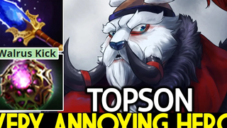 TOPSON Tusk ฮีโร่สุดกวนกับ Scepter Walrus Kick Dota 2