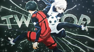 Itoshi Rin vs Isagi Twixtor clips (Blue Lock Episode 20)