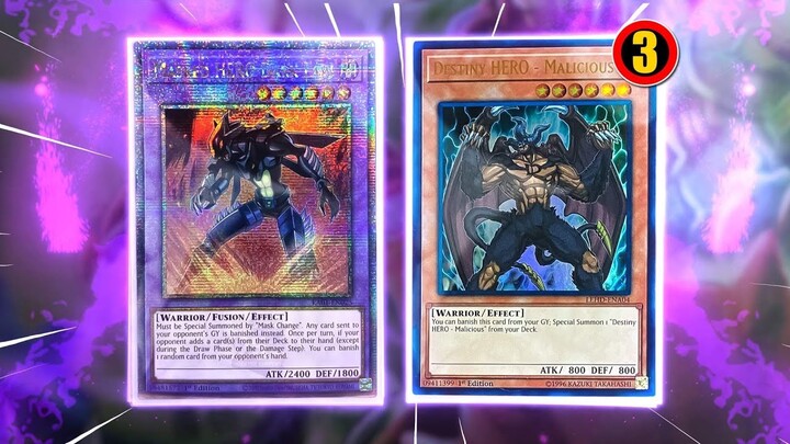 MALICIOUS AT 3!? - The NEW YU-GI-OH! TOP TIER HERO Deck + Combos! (New 2024 Ban List Update)