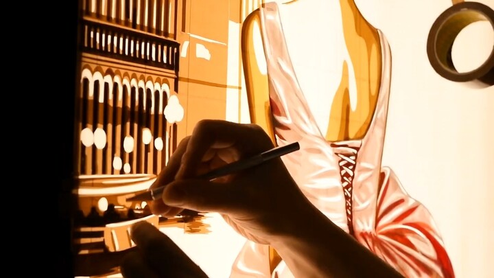 ศิลปินชาวดัตช์ แม็กซ์ ซอร์น สร้างสรรค์ผลงานอันเป็นเอกลักษณ์ด้วยเทปกาว จนเกิดเป็นภาพวาดที่ชวนให้รู้สึ