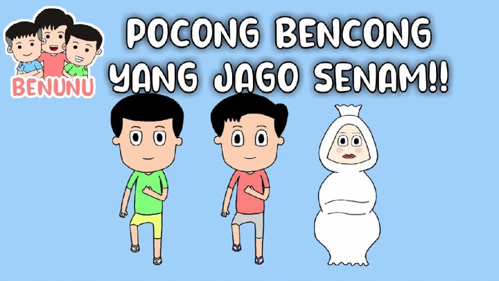 pocong bencong yang jago senam - Animasi Benunu