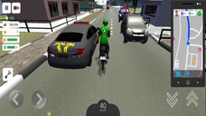 Nyali Ojol ini Mantap Bener. Nekat Nyalip Di Sela-Sela Mobil Polisi || Ojol The Game || Gameplay