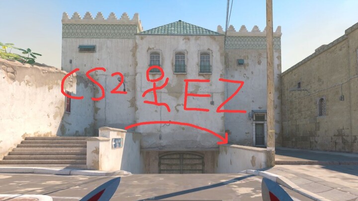 CS2’s first domestic A-site pit jump on Dust II