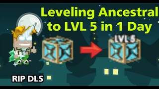 Growtopia Upgrading Ancestral to Lvl 5 in 1 Day (RIP 40DLS+)