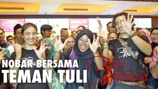 Nobar Film Bumi Manusia Bersama Teman Tuli