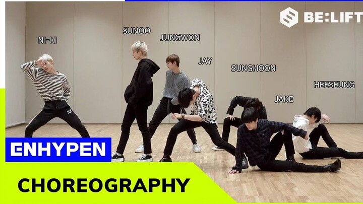 【مؤثرات 4K】حتى لو تحولت إلى رماد، ستزهر شراراتها ENHYPEN 'Fever' ممارسة الرقص في غرفة التدريب مع ترج