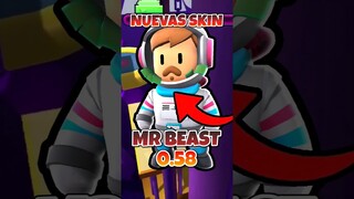 😲 NUEVAS SKINS de Mr BEAST 0.58 STUMBLE GUYS ✅ #stumbleguys #stumble #short | ERCASTY