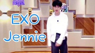 张真源直播翻跳EXO《咆哮》+Jennie 《Solo》！只学了两节课！