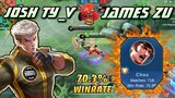 CHOU 1v1 Gameplay vs SUBSCRIBER | Josh Ty_V | Mobile Legends