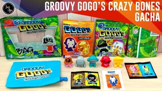 [ GACHA ] Groovy Gogo's Crazy Bones Megatrip Series Mini Figures and Sticker Emco Urban Toys Bag